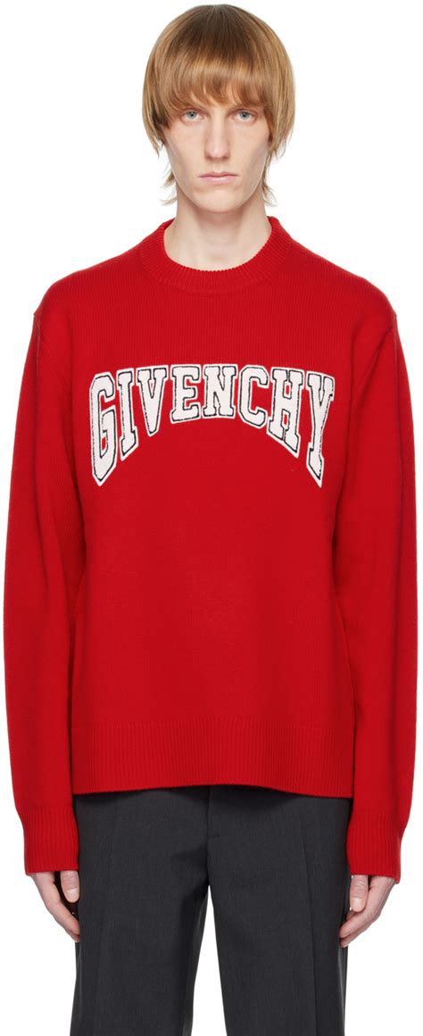 givenchy crewneck red